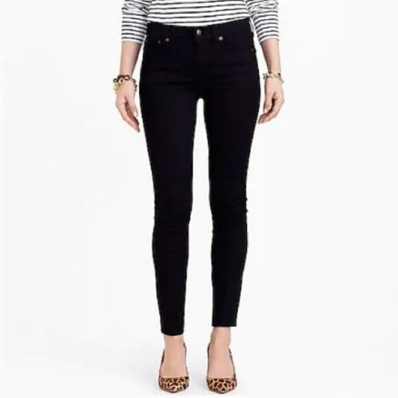 J Crew | High Rise Black Skinny Jeans - Size 29 - Picture 1 of 9